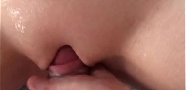  Close Up Grinding and Rubbing Dripping Creampie Pussy